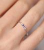 925 Silver Ring Emerald Zircon Ring For Woman Charm Jewelry Gift