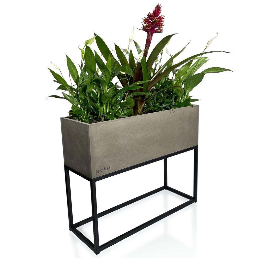 Loft Flower Stand Fiorino Gray 62x22x50 Cm