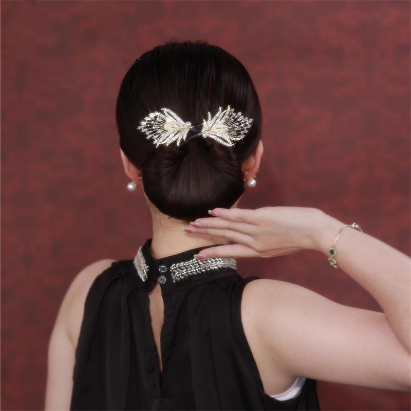 2024 Golden Double Wing Hair Twister: Elegant Hair Clip & Bun Maker for Effortless Styling