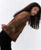 Erer Suede Pocket Rider Jacket Camel
