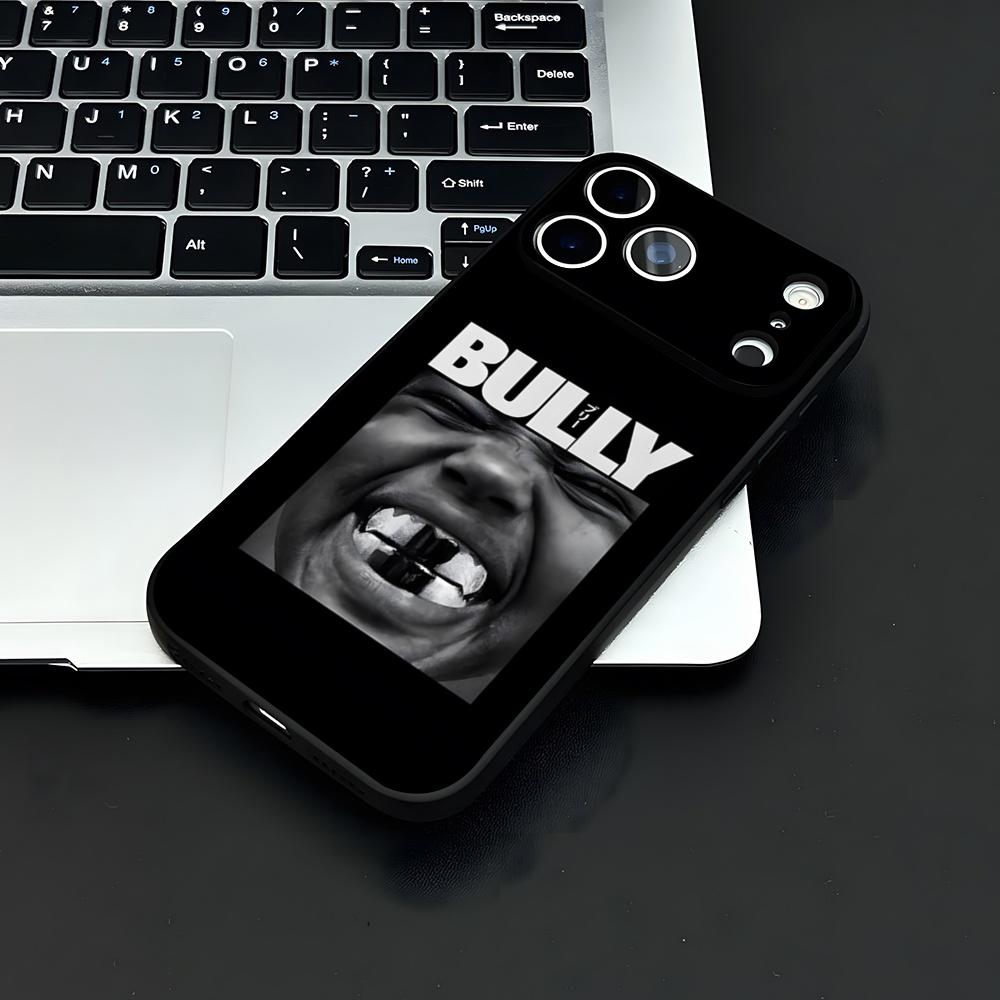 Bully Kanye West Phone Case For IPhone 17 Air 16 E Pro Max 15 14 13 Mini 12 Pro 11 Max Plus Black Soft Shell