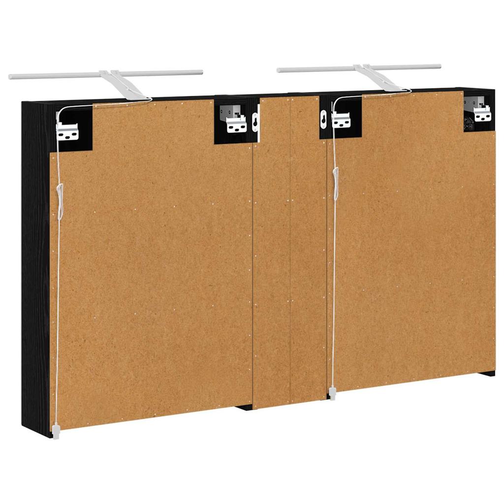 Bathroom Cabinet Set 3 pcs 120 x 14.5 x 70 cm Particleboard