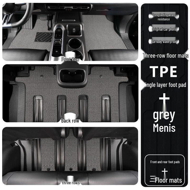Lynk & Co 900 TPE Floor Mats 2025: Full Coverage Decorative Interior Car Accessories