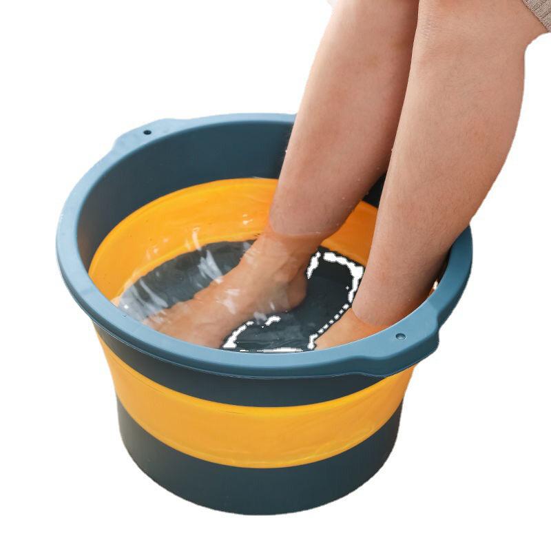 Portable Folding Foot Bath Basin with Massage