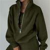 Women  Autumn Winter Sports Warm Suit Casual Zipper Sweatshirts And Trouser Tracksuits