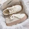 Summer Solid Color Breathable Canvas Casual Shoes Concise Versatile LittleWhite Shoe Comfort Platform Sneaker Tenis