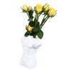 Erkek Vücut Vazo Seramik Çiçek Vazo Cilalı Kompakt Çok Yönlü Ev Masa Ofis Oturma Odası için Dekor