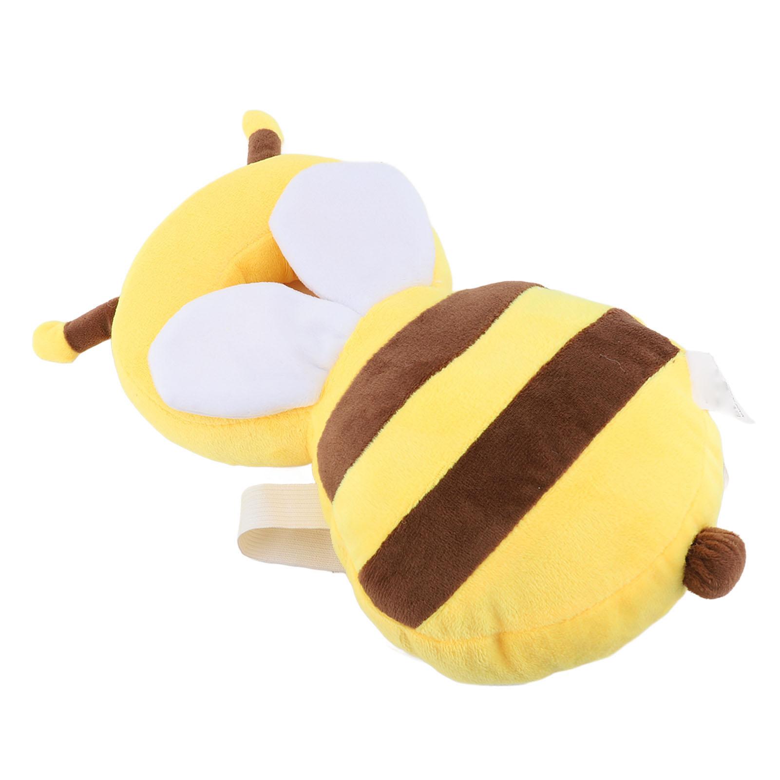 Sac à dos Protecteur de tête Abeille Jaune   Sangle d'épaule rétractable Anti-chute Protecteur de tête pour la marche pour 5 mois et   Enfant en bas âge yellow