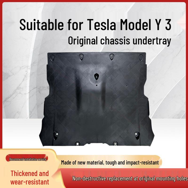 Tesla Model 3/Y Refurbished Front & Rear Bumper Lower Guard & Rear Axle Splash Guard