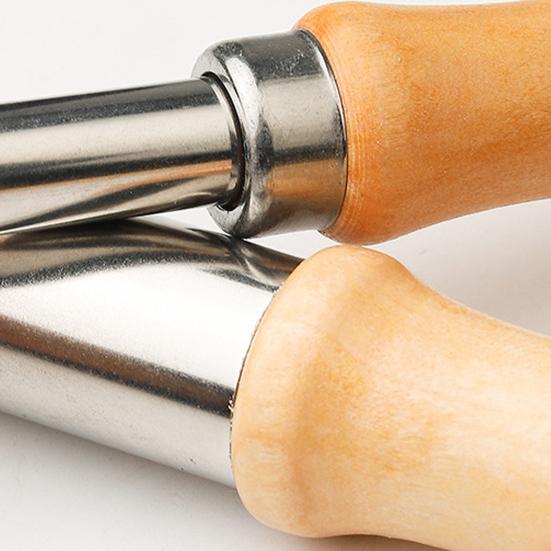 4Pcs Straw Puncher Lemonade Cup Lid Hole Puncher for Straw Stainless Steel Straw Hole Puncher Cup Lid Puncture Tool