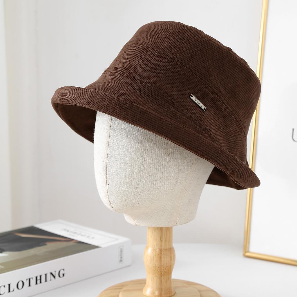 Einfarbiger Damen-Eimerhut für Frühling und Herbst, Sonnenschutzhut mit breiter Krempe für Outdoor-Aktivitäten, Strand & Reisen, UV-Schutz
