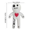 Voodoo-Puppe Kreatives Cartoon-Stofftier Halloween Voodoo-Puppe Niedliche Stoffpuppe Geschenke für Kinder Erwachsenezz55