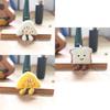 Plush Toast Bread Character Stuffed Doll Keychain For Bookbags And Collectors