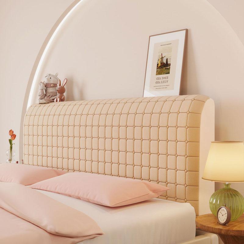 Headboard Cover Queen Size, Stretch Velvet Head Board Slipcover, Dustproof Bed Head Cover For Upholstered Headboard