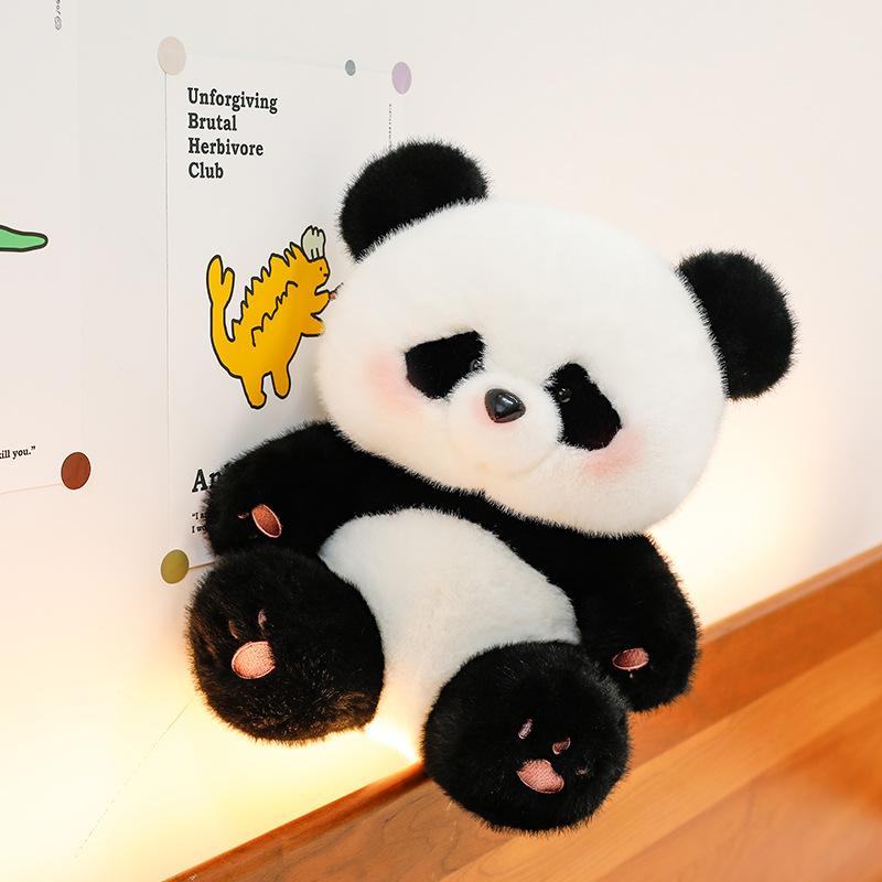 Soft and Cute Panda Plush Toys Zoo Souvenirs National Treasure Giant Panda Gift Children's Sleeping Pillow