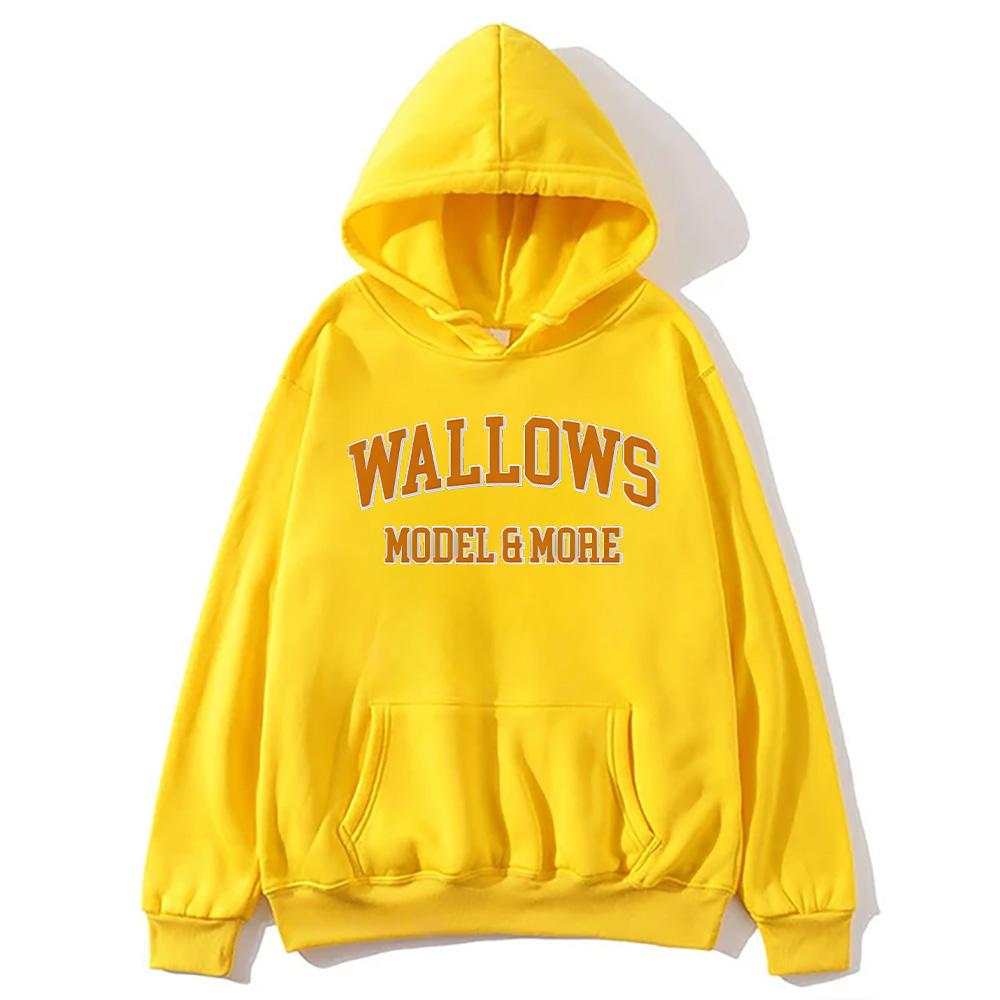 Wallows Model and More Hoodies Music Album Sweatshirts Unisex Long Sleeve Pullover High Street Women Men Loose Clothing