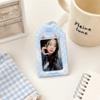 Portafoto in PVC Resistente con Catena Design Pois Proteggi Carte Stampa Orecchie Animali Custodia per Carte Kpop 3 pollici