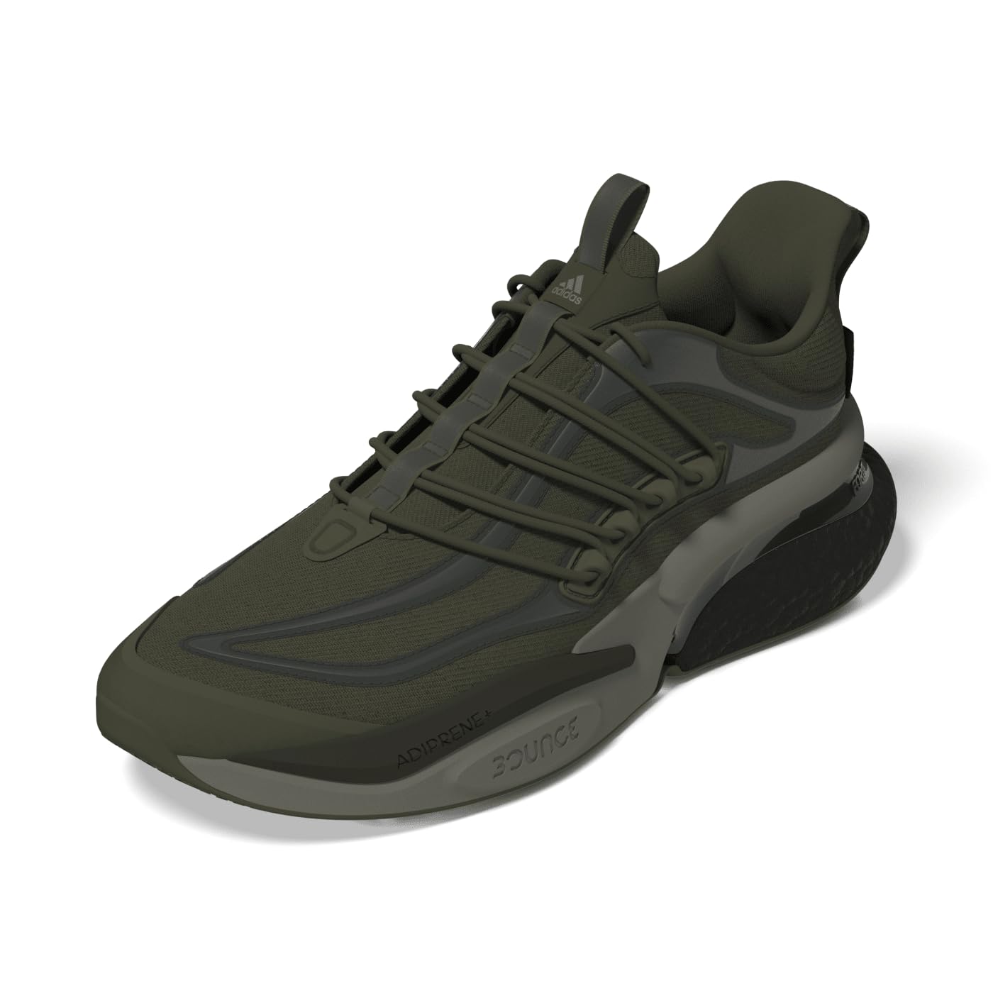 

Adidas AlphaBoost V1 Olive Pebble Size cm Sneakers, Strata/Shadow Olive/Silver (IG3129), 26.0