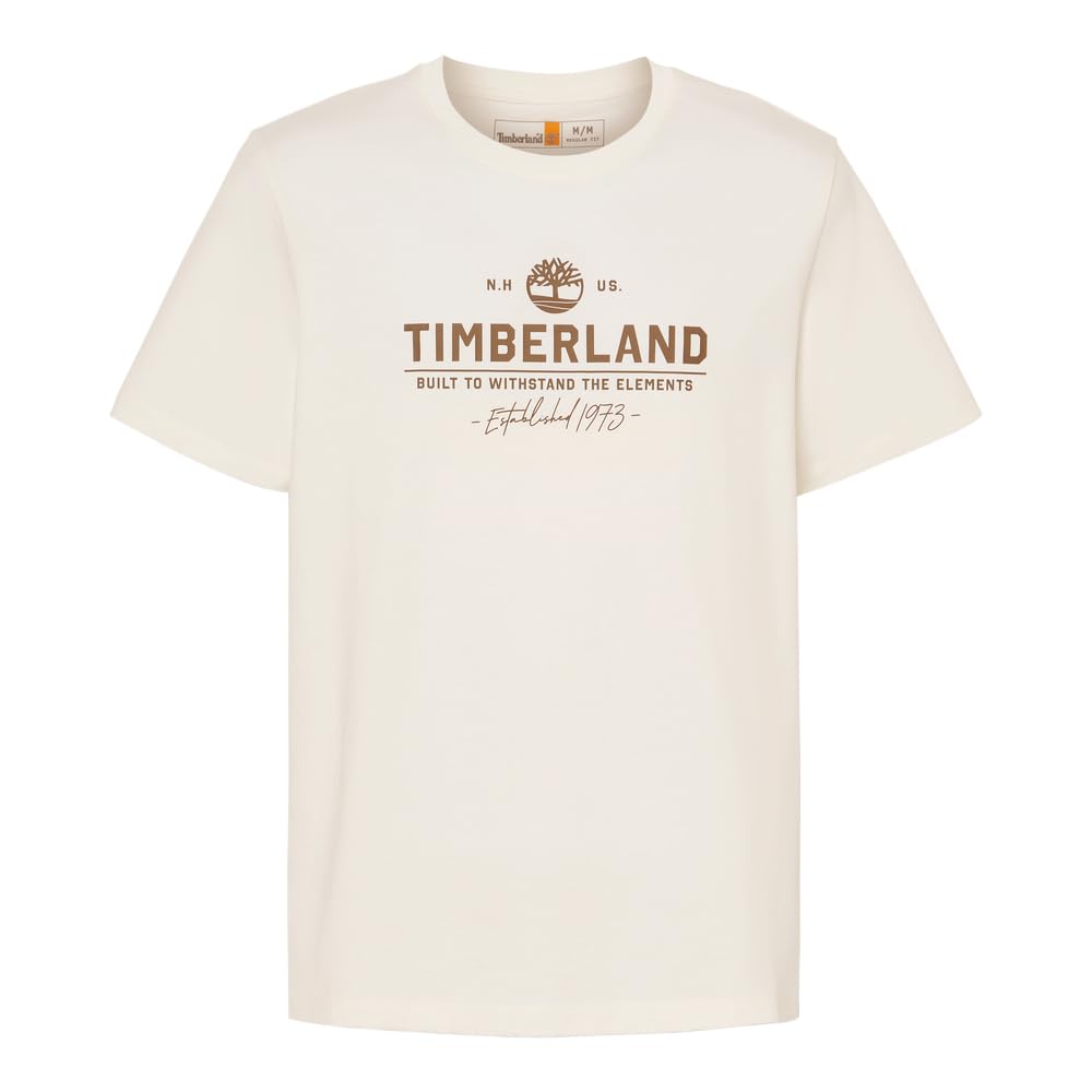 

Timberland Men s Short Sleeve Work Graphic T-Shirt, Vintage White, Size XS, TB0A43V5CM91