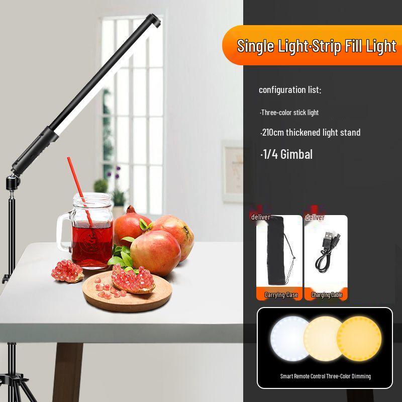 Portable RGB LED Fill Light Bar for Professional Photography and Night Scenes