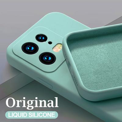 Mi 13 Mi13 Pro Custodia quadrata Custodia per telefono in silicone liquido per Xiaomi Mi 13 Mi13 Pro Mi 13Pro Fotocamera Proteggi Cover morbida per Xiaomi 13