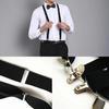 1 Pcs Fashion Women Men Unisex Clip On Braces Elastic Slim Suspender Y Back Suspenders Male Pants
