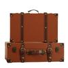 European Retro Leather Storage Box - Handbag, Clothes, and Travel Photography Prop Organizer