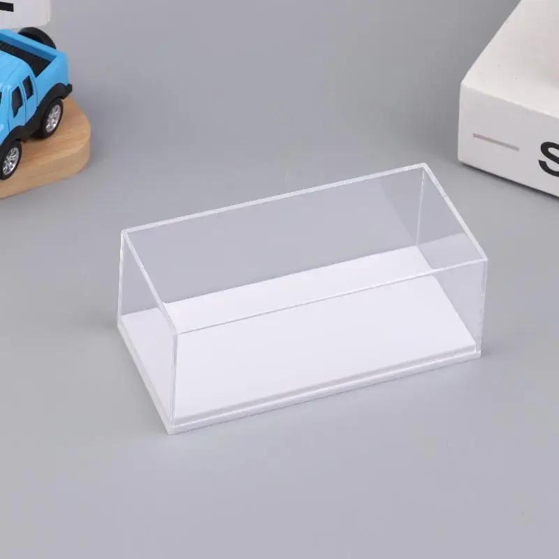 1Pc 2026 New Acrylic Transparent Display Storage Box for 1/64 Vehicles Diecast Car Toys Collections Dust-proof Display Case
