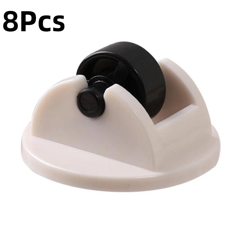8Pcs Self-Adhesive Casters Plastic Furniture And Storage Box Wheels For Easy Mobility Multi-Functional Caster Wheels