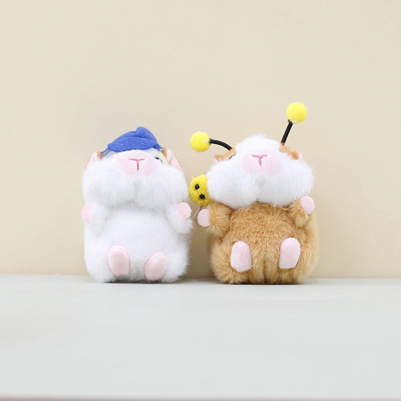 Hamster Cute Little Capybara Keychain Cartoon Girl Backpack Decorative Pendant