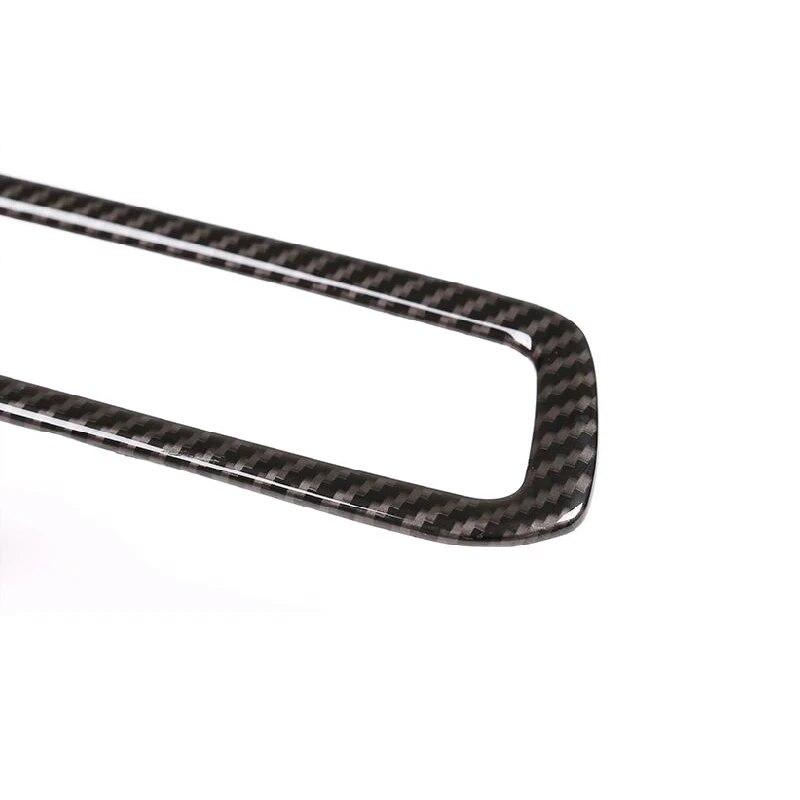 Carbon Fiber Car Headlight Inner Switch Buttons Frame Cover Decoration For BMW X5 G05 X7 G07 -22 Auto Interior Accessories