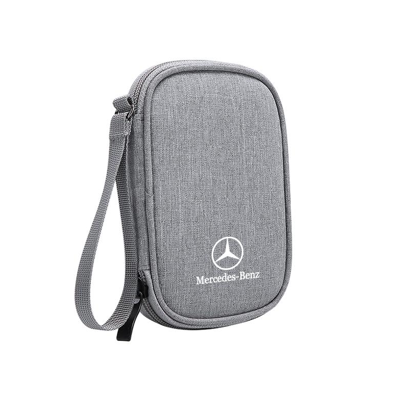 GLC GLB Autoschlüssel Tasche Tragbarer Kopfhörer Organizer Datenkabel Aufbewahrungstasche Für Mercedes Benz AMG W204 W205 W203 W211 W212 W213 W201