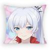 RWBY ICE Queendom Weiss Schnee Pillow Case Sofa Living Room for Bedroom Car Headboard Backrest Cushion Square Cushion Nap Time