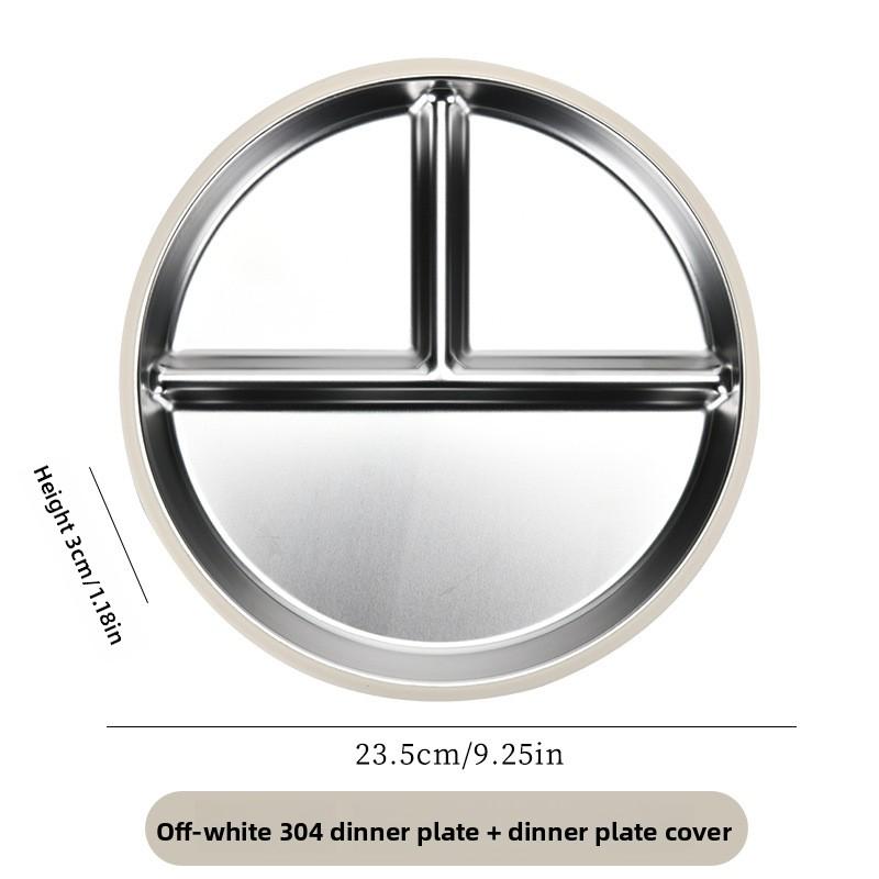 Dziecięcy Pokarm Uzupełniający Odporny na Upadki Izolowany Termicznie Klasy Spożywczej Dzielony Talerz Obiadowy