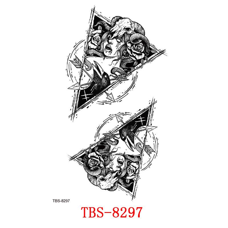 Waterproof Tattoo Sticker, Totem Character Tattoo Sticker Tattoo