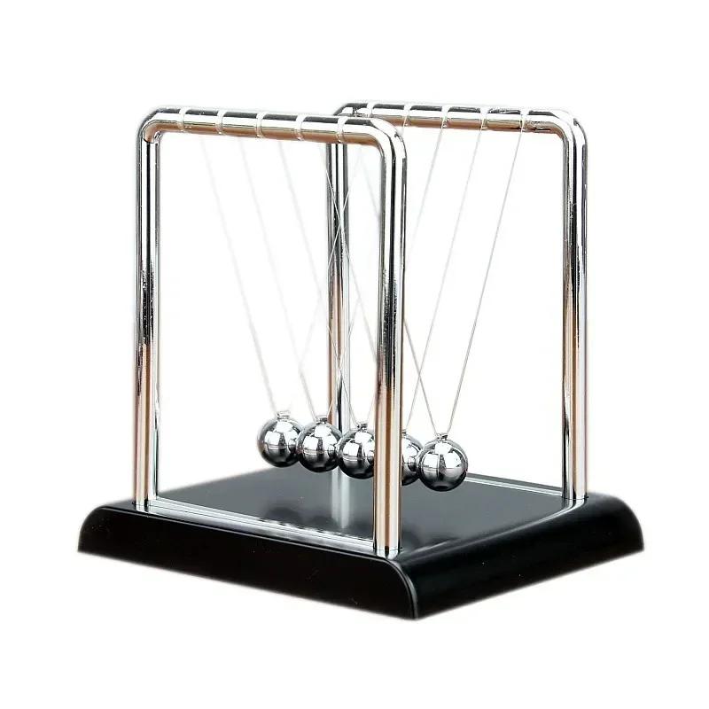 Extra Large Size Newton's Cradle Metal Pendulum Ball School Teaching Supplies Physics Science Pendulum Desk Table Decor Gifts
