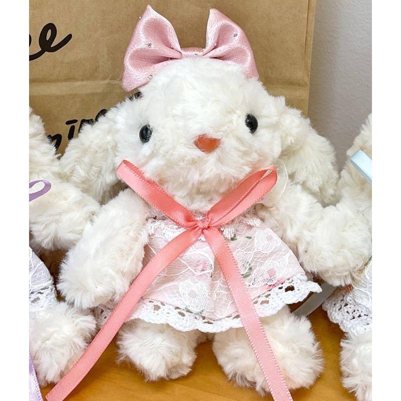 Cartoon 4-inch Pendant Keychain Atmosphere Doll Cute Rabbit Backpack Accessories Grab Machine Doll Boutique