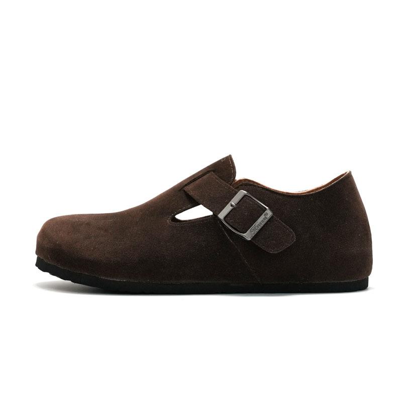Jarní a letní dámské korkové boty pro volný čas, pánské unisex boty Baotou Water Pine, matné KWN-BT-8