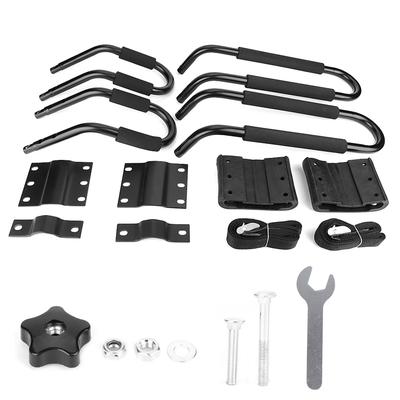 Kayak Carrier Rack Set Canoe Boat Surf Ski Roof Top Mount Bar Rack Car SUV Crossbar