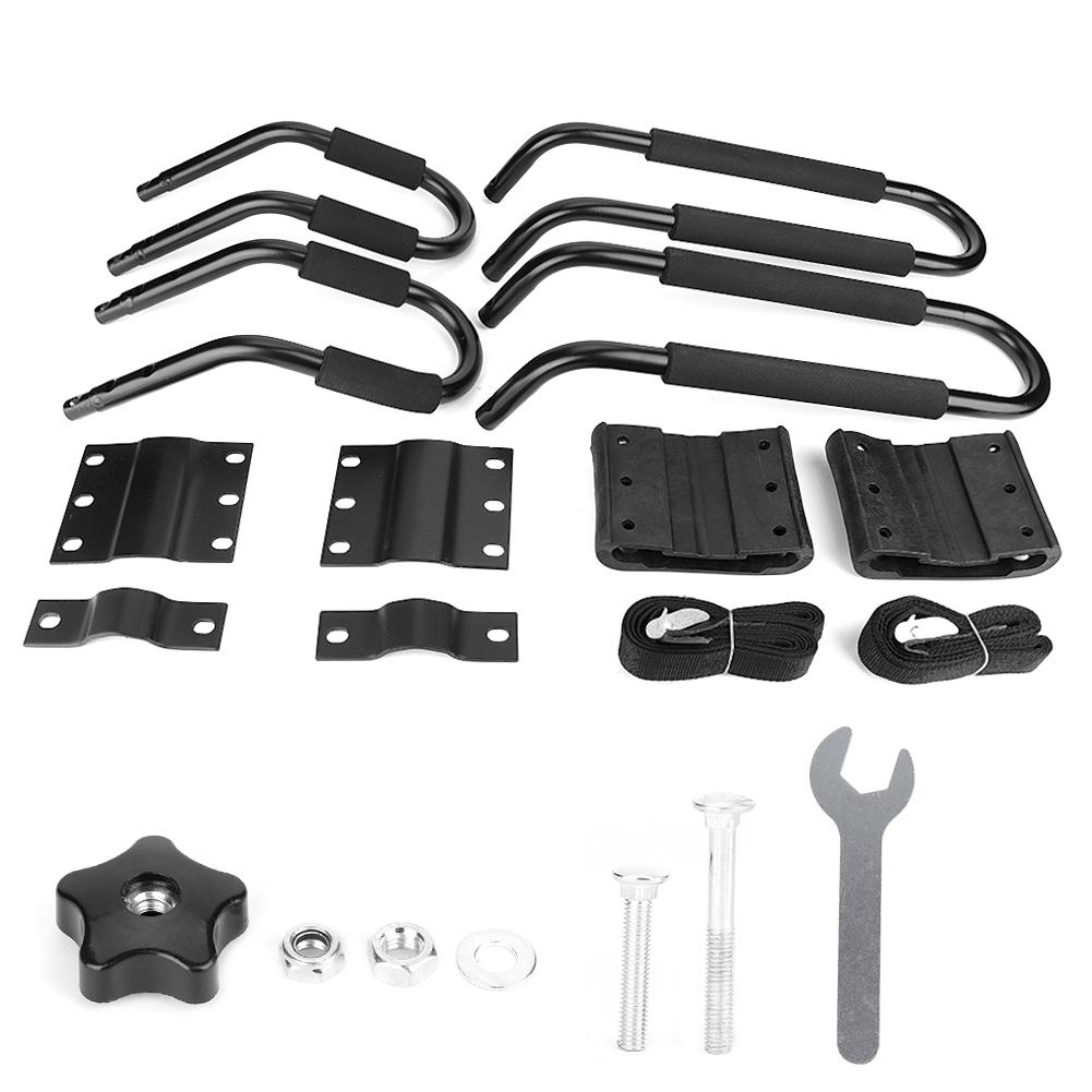 Kayak Carrier Rack Set Canoe Boat Surf Ski Roof Top Mount Bar Rack Car SUV Crossbar