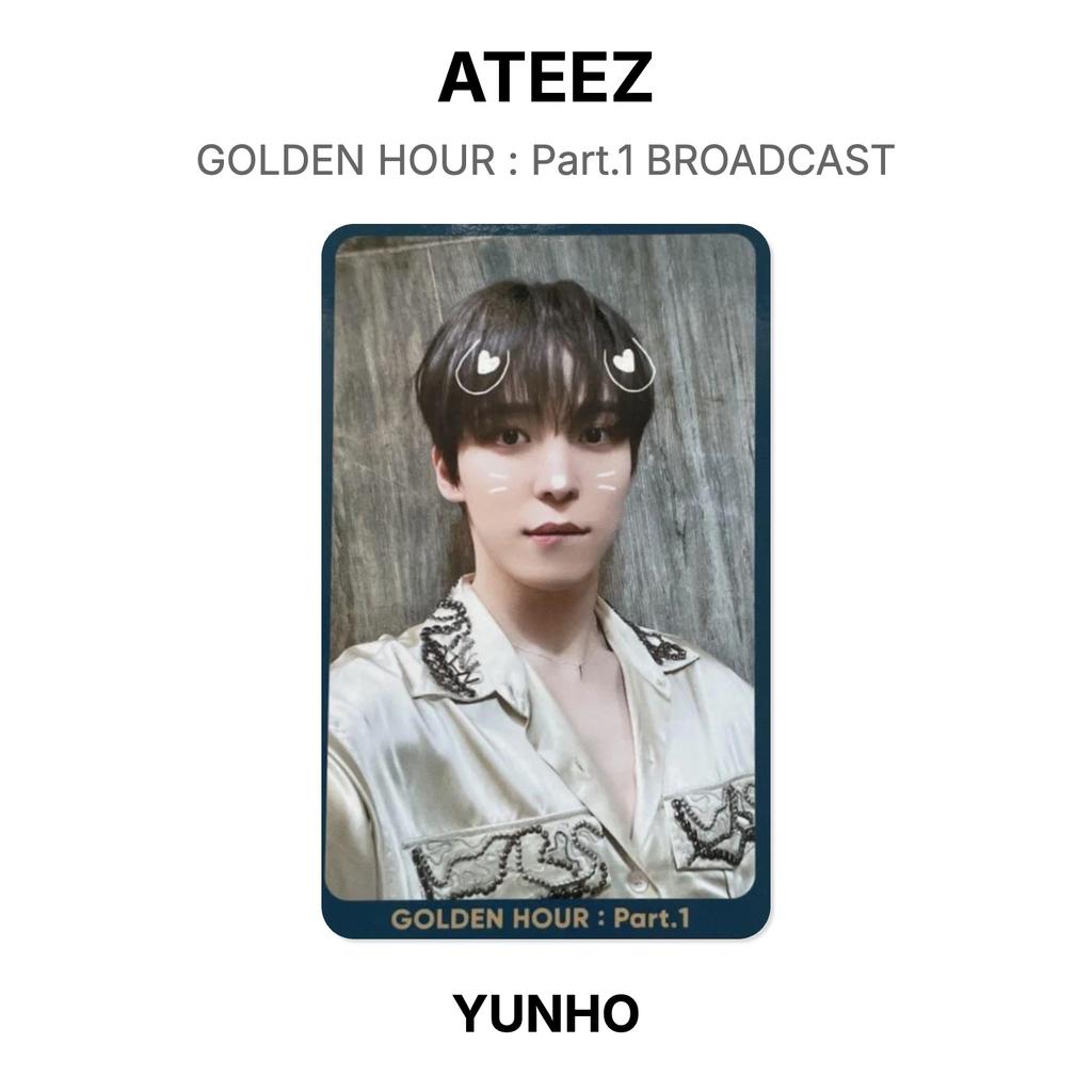 ATEEZ GOLDEN HOUR : Part.1 BROADCAST Official Photocard
