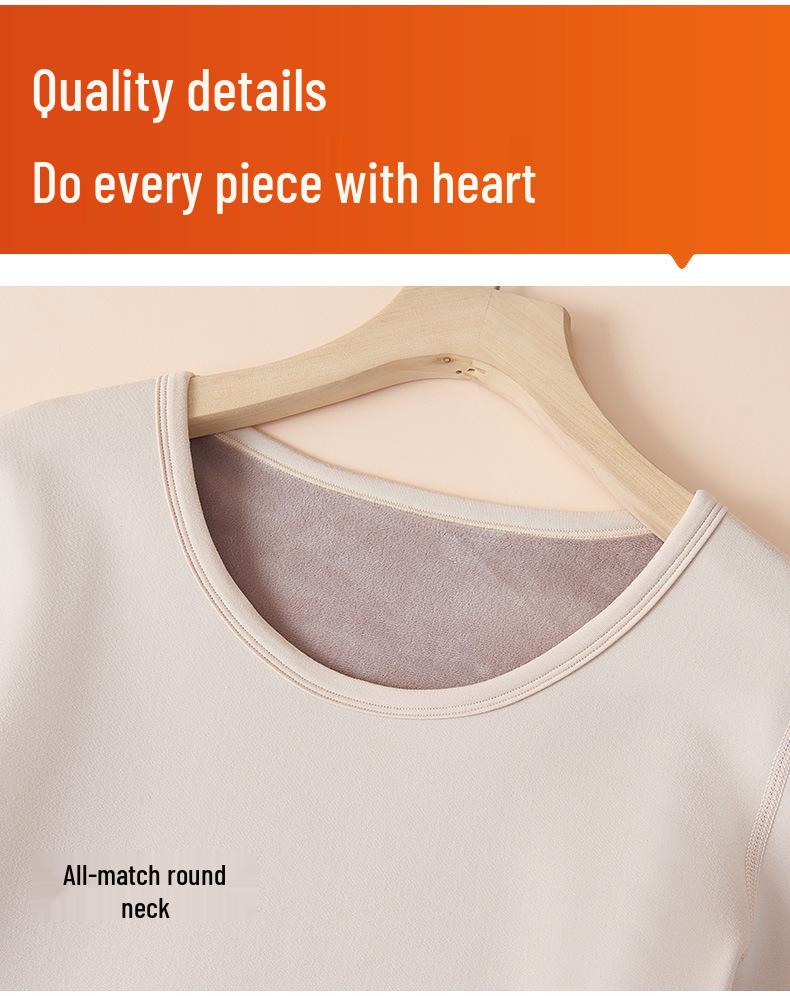 Damen Ultraweiches Thermounterwäsche-Set: Fleecegefüttert, extra dick, wärmeerzeugender Samt für Winter 2025.