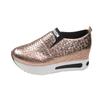 Baskets à plateforme pour femmes, Chaussures de sport respirantes à semelle épaisse, Ballerines décontractées printemps été pour femmes