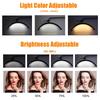 28-inch Half-Moon Beauty Salon Floor Light for Makeup, Manicure, Eyebrow Tattoo, & Eyelash Extension