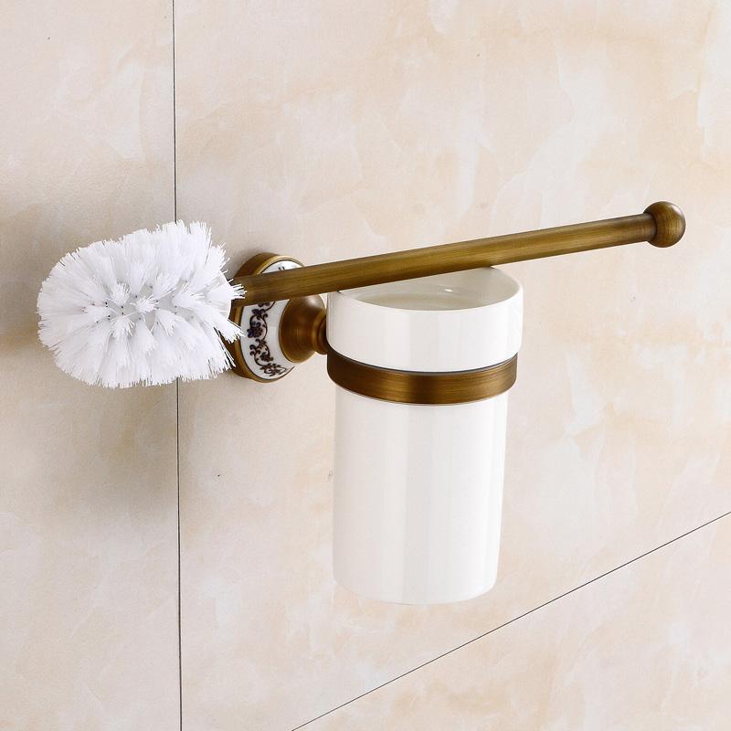 Bronze Bathroom Hardware Antique Bathroom shelf Towel Rack Toilet Brush Holder Towel Shelf Rail Bar Shower Soap Dish Holder