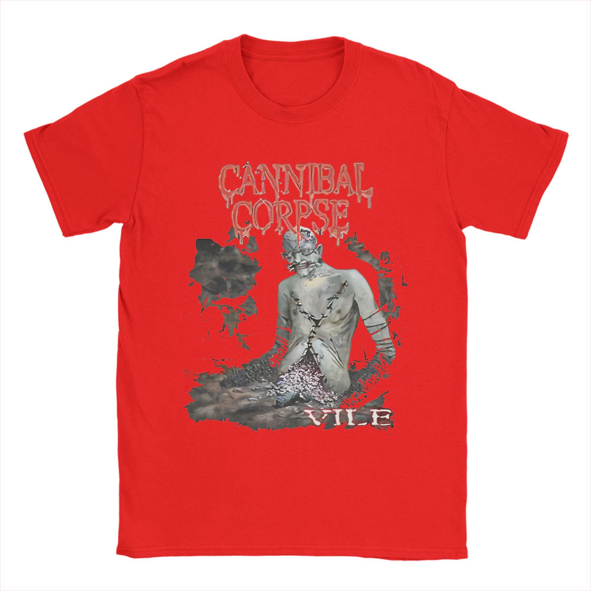 

Mens TShirt Cannibal Corpse Vile Casual Cotton Tee Shirt Short Sleeve T Shirt Crew Neck Clothes Classic S