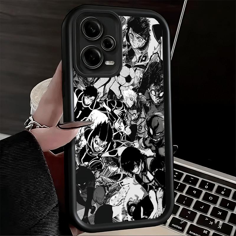 

Phone Case for Xiaomi Redmi Note 15 14 13 Pro Plus Blue L-Lock Football Anime Shell 12S 11 11S 11T 5G 14S Soft Silicone Funda Redmi Note13ProPlus