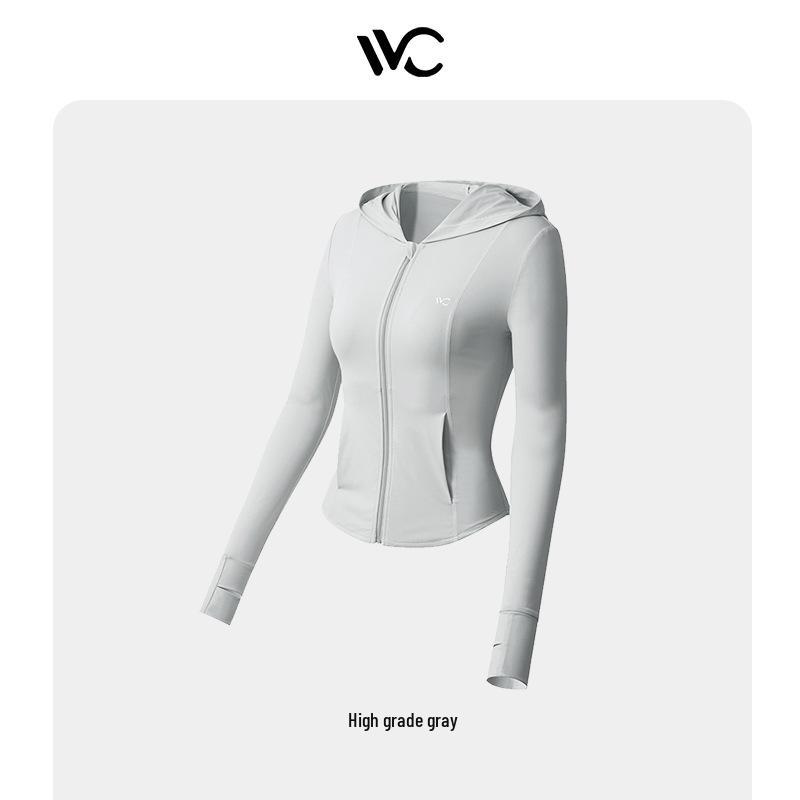 Women's VVC Summer UV Protection Slimming Jacket, Ice Silk Breathable, Waist-Slimming, Body-Shaping for Outdoor Sun Protection