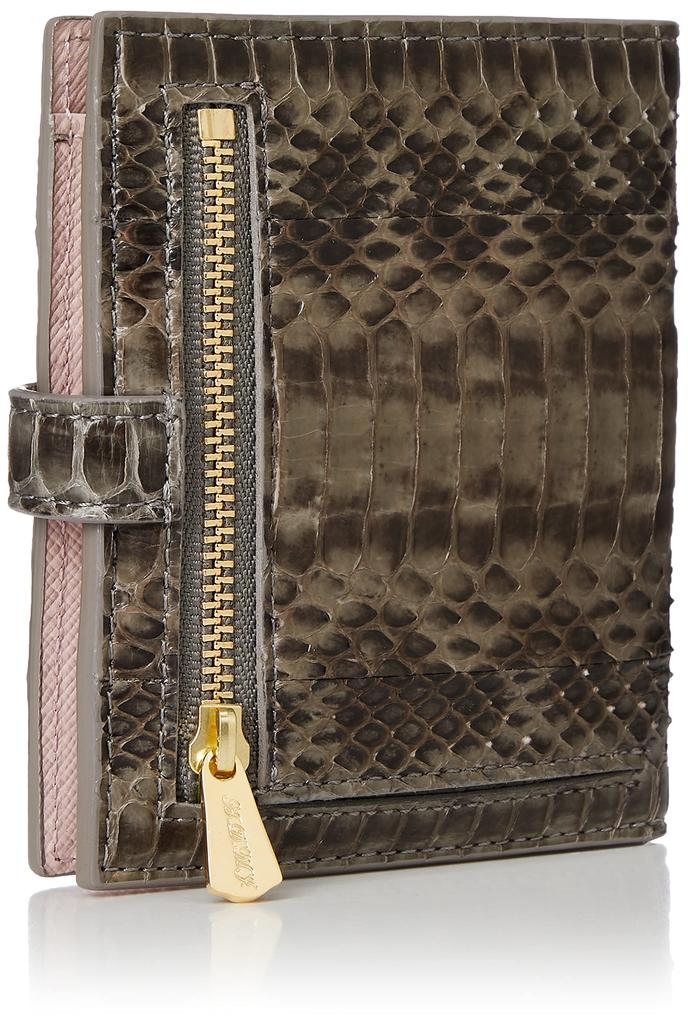 ADMJ Zweifach-Geldbörse aus Schlangenleder ELEPHANTEO.ROSE