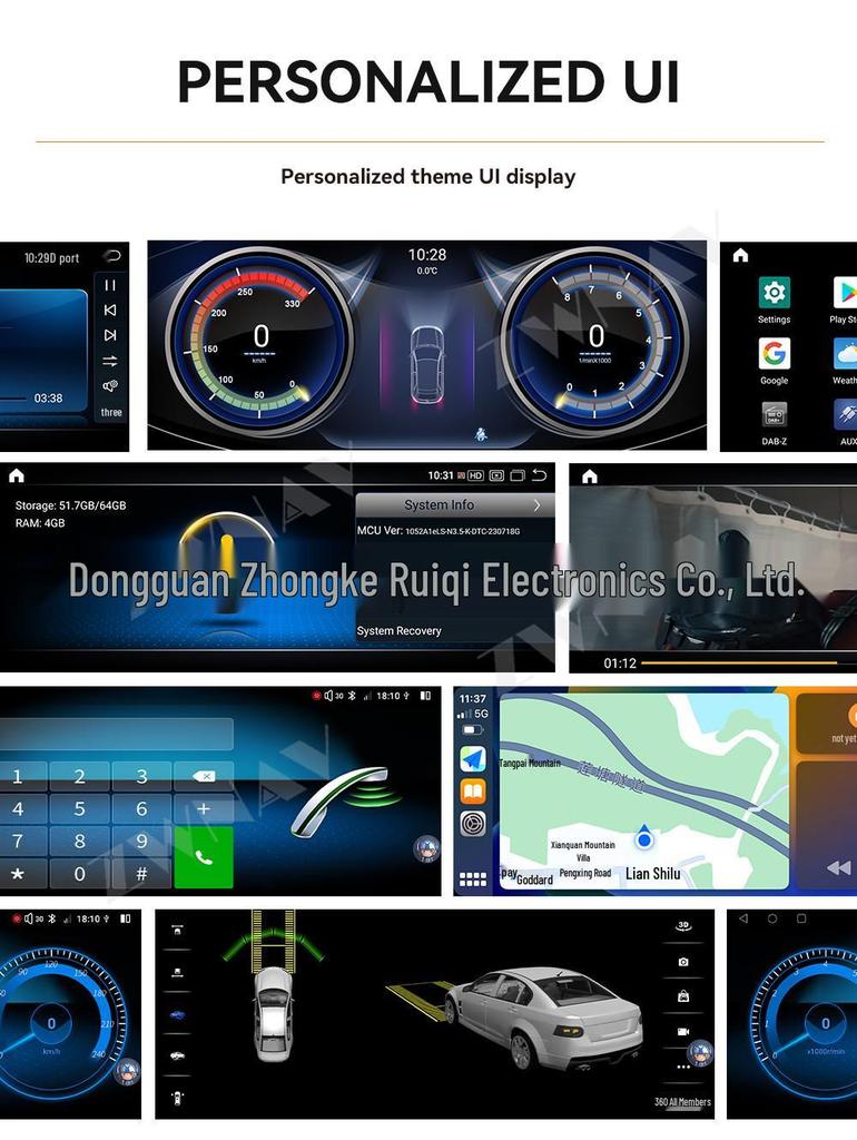 Toyota Tundra 2014-2017 12.1" Android GPS Navigation Audio Video System